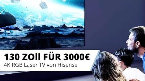 Test: Hisense PX1-Pro. Triple RGB Laser TV mit fantastischen Farben und Google Android 10!