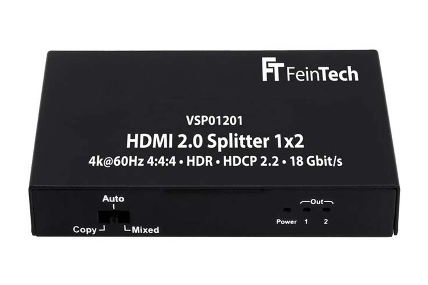 FeinTech VSP01201 HDMI 2.0 Splitter front