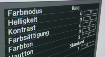 Farbeinstellung und Kontrast Epson TW6600 Farbeinstellung und Kontrast Epson Beamer TW6600