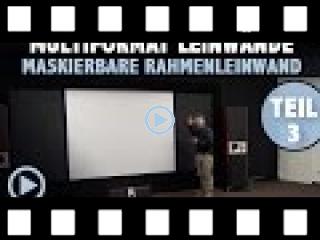 Multiformat Leinwände Teil 3 - maskierbare Rahmenleinwand