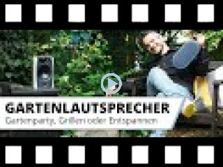 Wetterfeste Aussen Lautsprecher im Garten - viel besser als jeder Bluetooth Lautsprecher