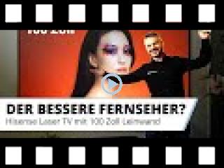 100 Zoll Fernseherlebnis mit dem Hisense 100L9G Laser TV plus Leinwand. Besser als jeder TV!