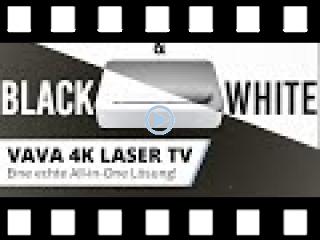 VAVA 4K Laser TV - in Schwarz oder Weiss - Macht in beiden Farben ein Top Bild!
