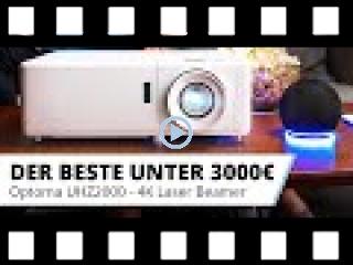 Kompakter 4K HDR 3D Beamer - Optoma UHZ2000. hell, kompakt, leise