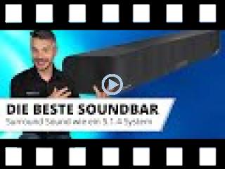 Sennheiser AMBEO Max - beste Soundbar durch überlegene Technik. Präziser 3D Sound. Virtuelles 5.1.4