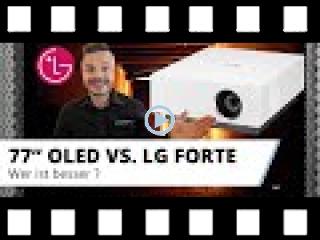 Besser als LG 77 Zoll OLED 77C16LA ? - LG CineBeam HU810P Forte 4K Laser Beamer im Test