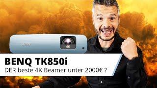 Unser bester 4K Beamer unter 2000 € im Test - BenQ TK850i 4K Beamer mit Android TV