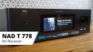 NAD T 778 - Modularer 9.2 Kanal AV-Receiver mit Bluesound Multiroom und Profi Einmessung