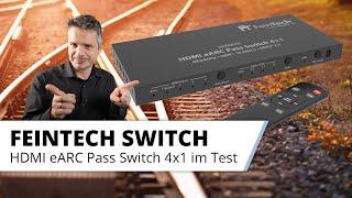 Der Problemlöser im Heimkino: Feintech HDMI eARC Pass 4x1 Switch