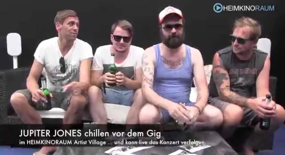 Heimkinoraum meets Jupiter Jones auf dem Deichbrand Festival 2014