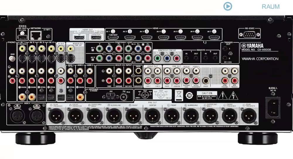 Yamaha CX-A5000, MX-A5000 Vor-Endstufenkombo IFA2013