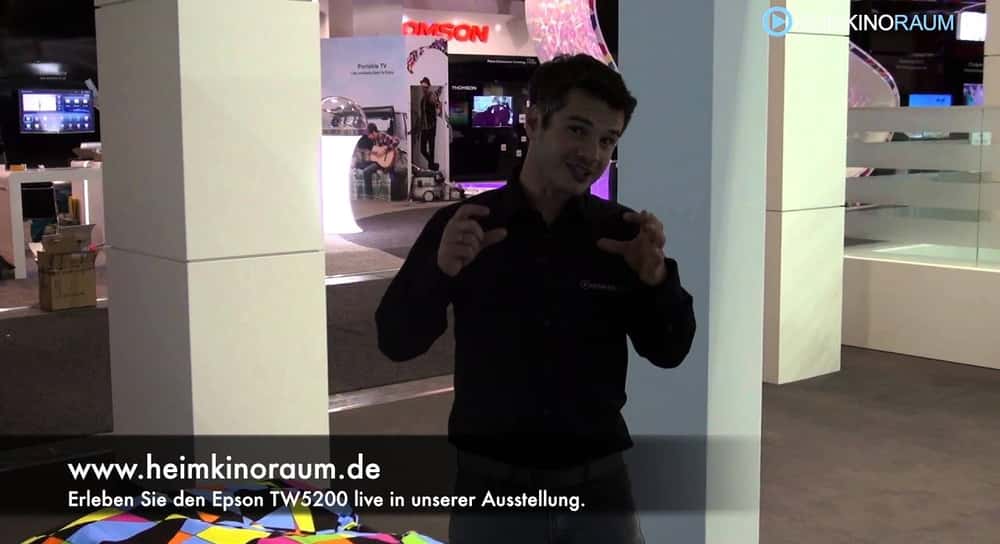 EPSON TW5200 FullHD 3D Projektor /  IFA 2013