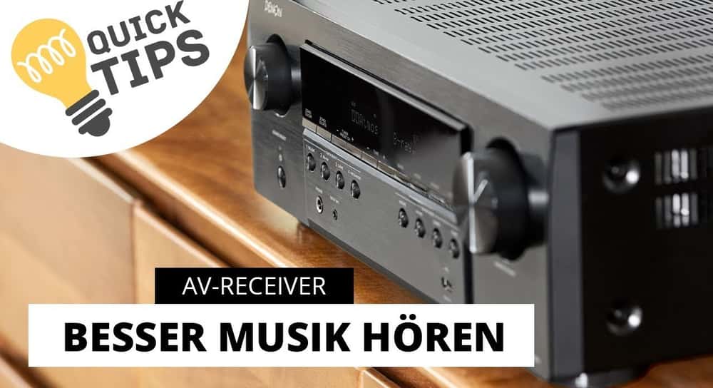 5 Tipps für eine bessere Musikwiedergabe am AV-Receiver