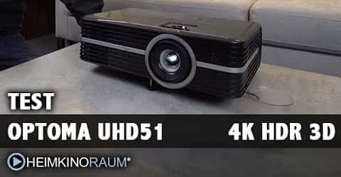 TEST: OPTOMA UHD51 4K UltraHD HDR 3D Beamer