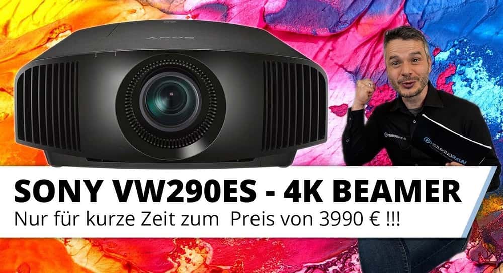 3990 Euro: Nativer 4K Projektor von Sony: VPL-VW290ES - Der bildgewaltige Einstieg in die Beamer Oberklasse