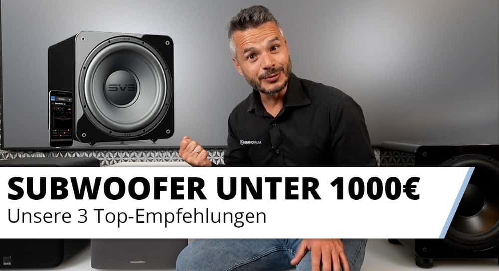 Unsere 3 besten Subwoofer unter 1.100,- Euro