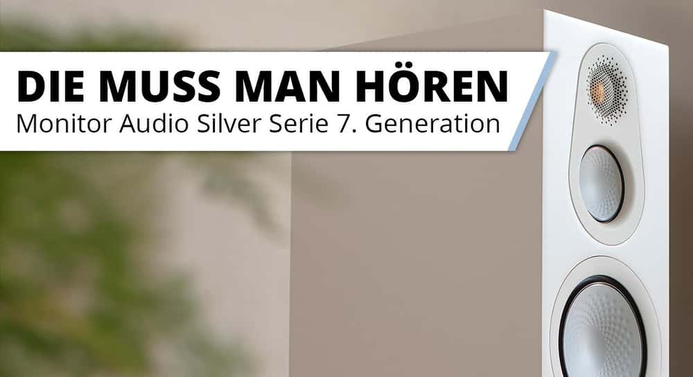 Monitor Audio SILVER Lautsprecher in der 7. Generation - Monitor Audio Silver 300 7G!