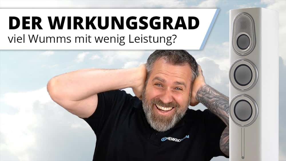 Wirkungsgrad bei Lautsprechern - trotz weniger Leistung mehr Wucht bei deinem Lautsprecher!