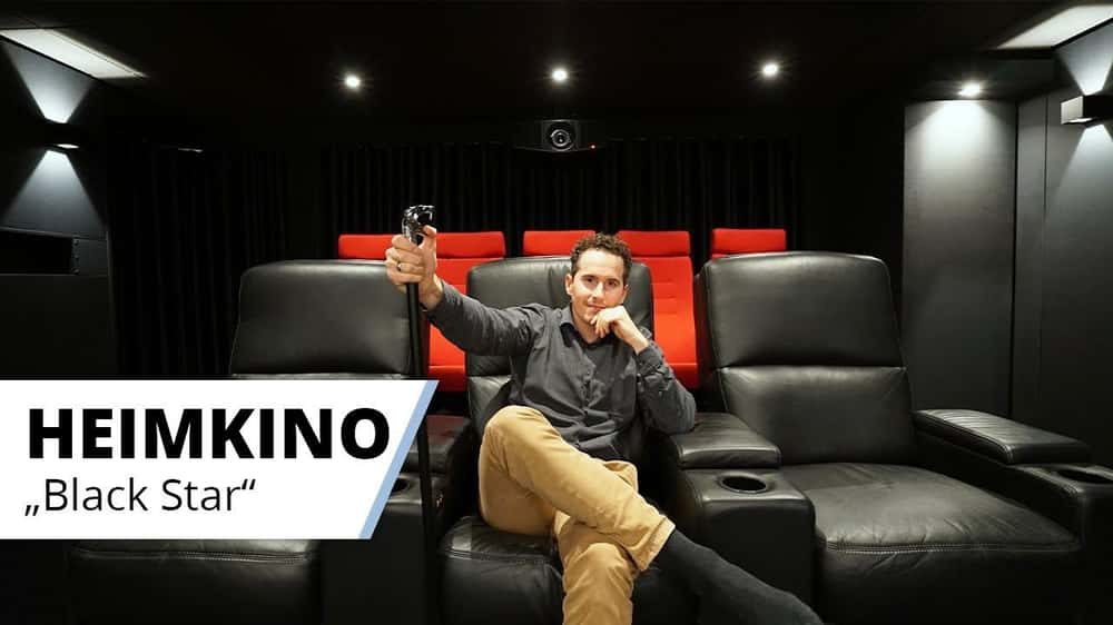 Premium Heimkino Black Star -  geplant und installiert von HEIMKINORAUM Regensburg