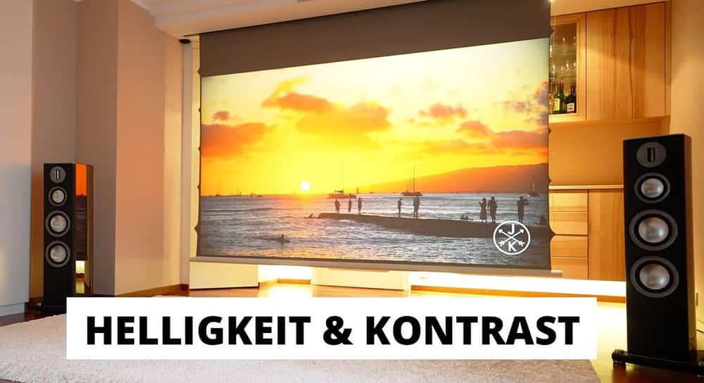 ApolloMotion Bright Test - helle Kontrastleinwand für Wohnzimmer