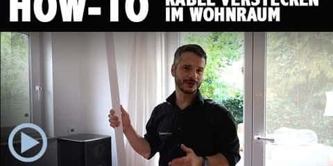 How-To: Kabel verstecken im Heimkino / Wohnzimmer / Wohnraum