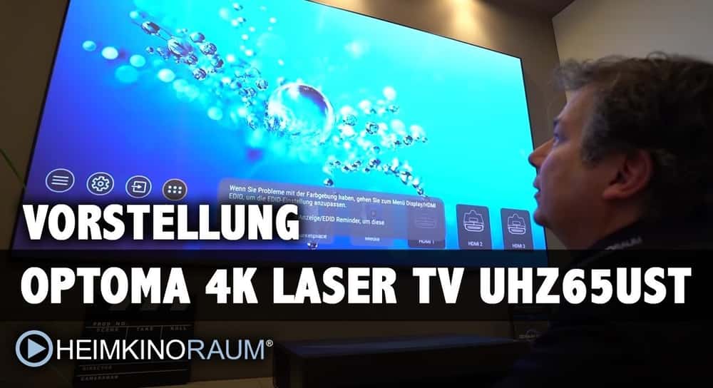 4K Laser TV OPTOMA UHZ65UST 100" Test Größter Fernseher - besser als OLED?