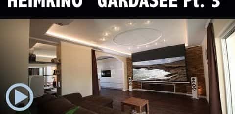 Heimkinoraum Gardasee, dritter Umbau