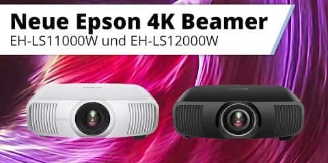 Neue Epson 4K Beamer EH-LS12000B und LS11000W mit Laser und HDMI 2.1 vorgestellt