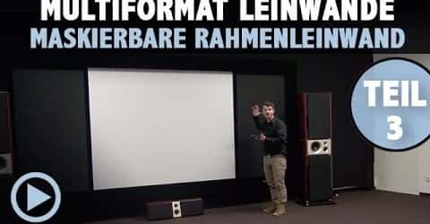 Multiformat Leinwände Teil 3 - maskierbare Rahmenleinwand
