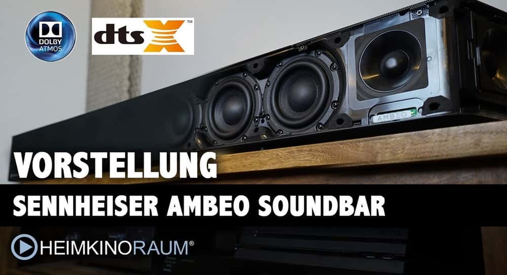 Sennheiser Ambeo Soundbar Max und SVS SB-2000 Pro Subwoofer - Esche schwarz Video