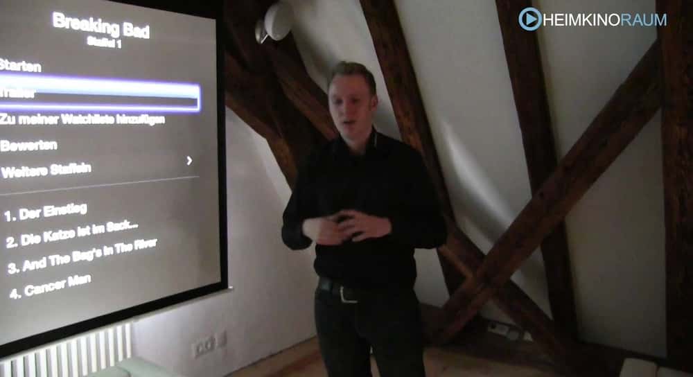 Heimkino White Box vor Ort beim Kunden in Stuttgart