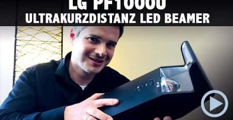 LG PF1000U Minibeam LED Beamer Kurzdistanz im Test / Vorstellung deutsch, german