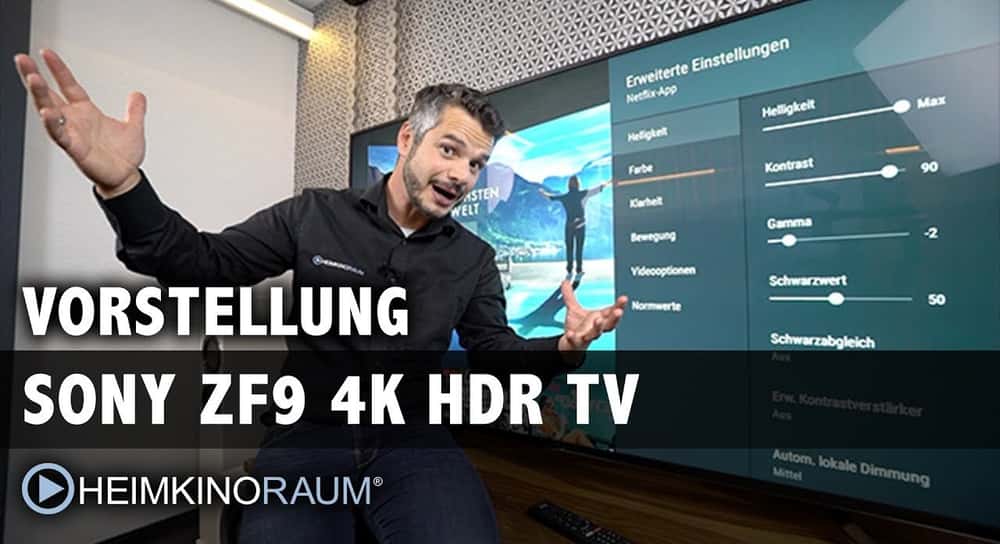 Sony ZF9 4K HDR Test / Vorstellung 65 Zoll Android TV