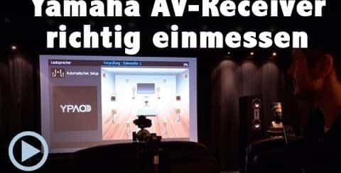 Yamaha AV-Receiver richtig einmessen - worauf man beim YPAO Einmesssystem achten muss