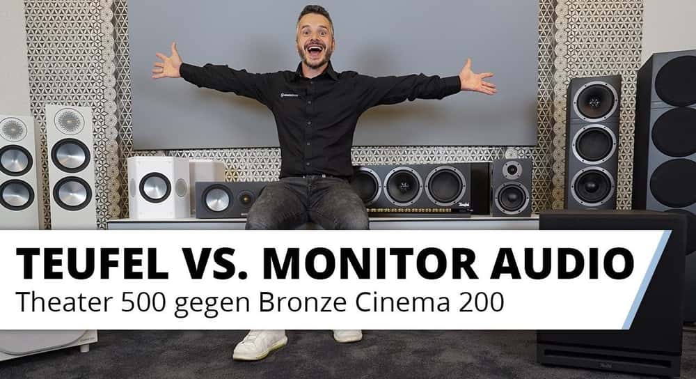 Lautsprecher Vergleich: Teufel Theater 500 gegen Monitor Audio Bronze Cinema 200 Set