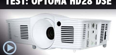 Im Test: OPTOMA HD28 DSE Full HD Beamer mit Darbee Bildprozessor