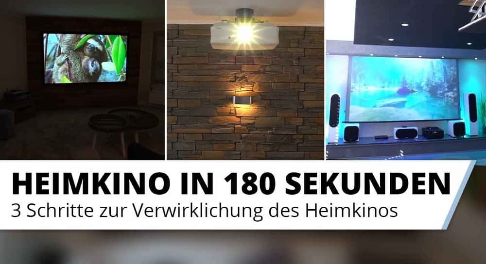 Heimkino Einsteig mit 3 einfachen Schritten - Alle Tipps zum Einrichten in 180 Sekunden