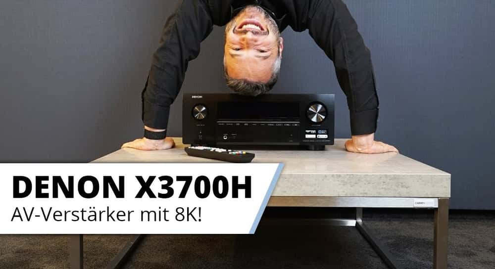 Denon AVC X3700 H - AV-Verstärker für Heimkino oder Wohnzimmer mit 8K!