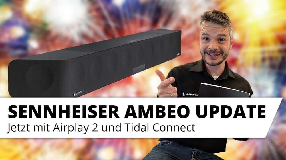 Sennheiser Ambeo Soundbar Max und SVS SB-2000 Pro Subwoofer - Esche schwarz Video