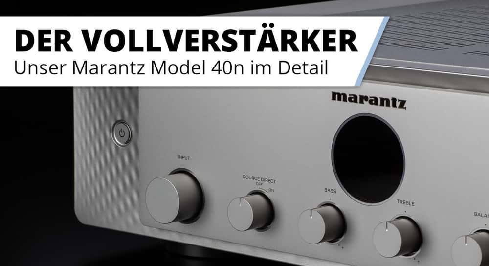 Marantz Model 40n - smarter Streaming Stereo-Vollverstärker im edlen Design