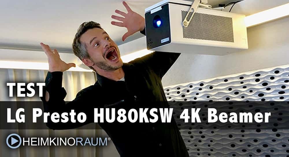 LG Presto HU80KSW CineBeam Laser 4K Beamer