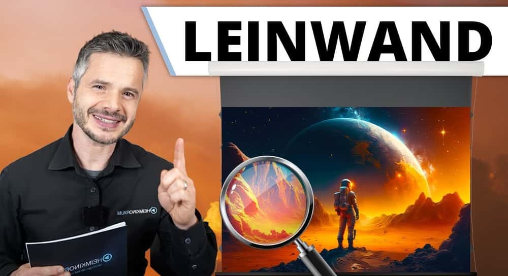 B-Ware: LS Screens ApolloMotion Dark Kontrastleinwand 244 x 137cm (110 Zoll) - 50cm Vorlauf Video