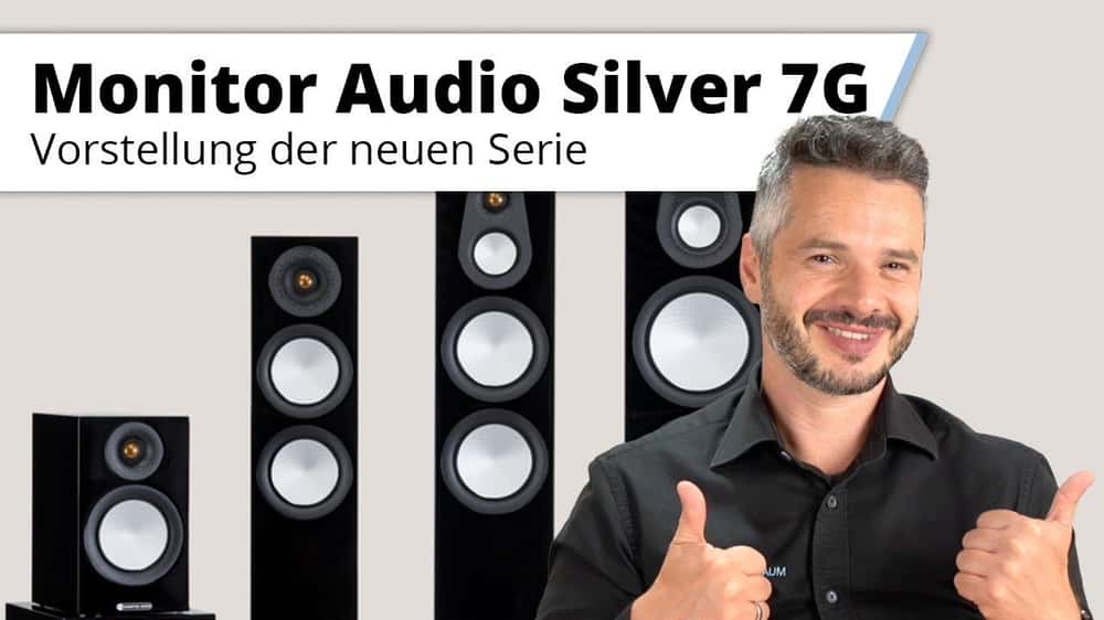 Monitor Audio Silver Cinema 300 7G W15 - 5.1 Set - Hochglanz schwarz Video