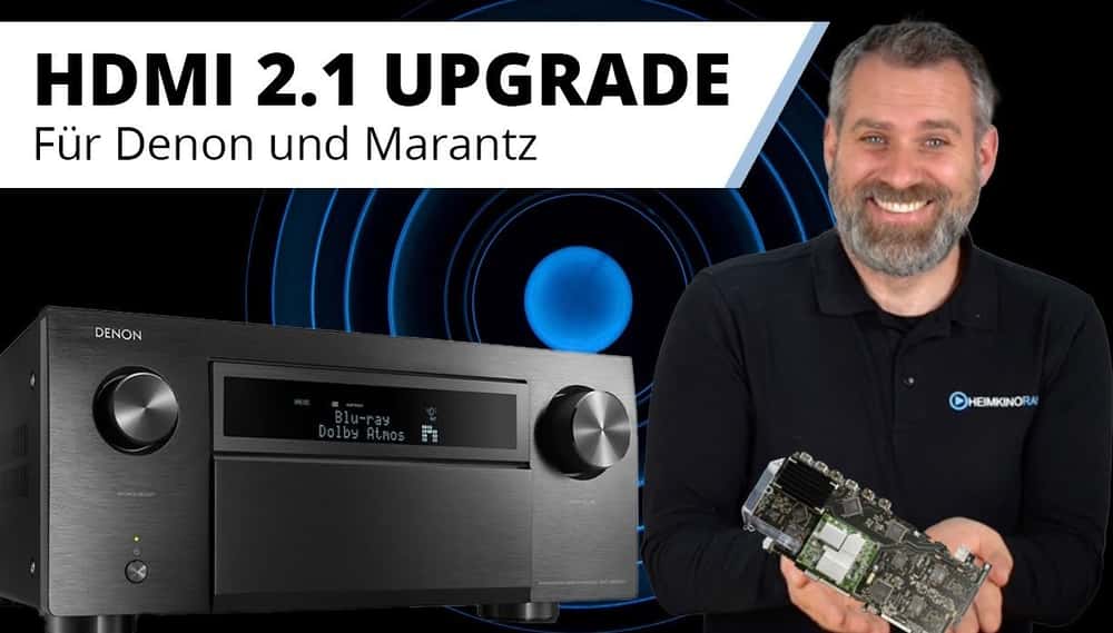 HDMI 2.1 Hardware Upgrade für Denon AVC-X8500H Receiver und Marantz AV8805 Vorstufe gestartet