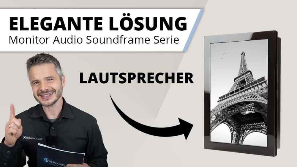 Lautsprecher verstecken als Bild mit eigenem Motiv - Monitor Audio Soundframe!