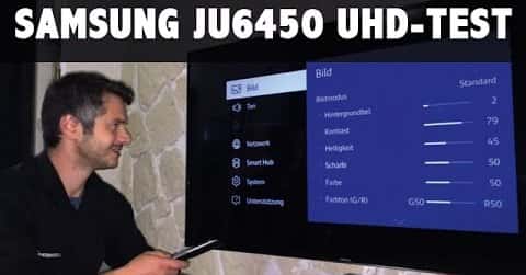 Test Samsung 55JU6450, Serie 6 der UHD 4K TV Fernseher 2015 JU6450UXZG