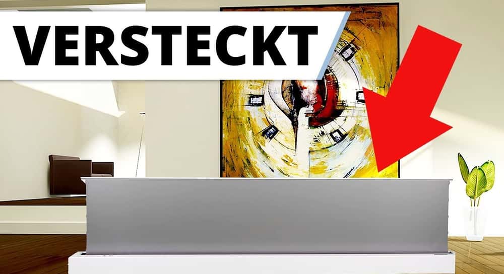 Hisense FloorUp Test - elektrische Laser TV Leinwand