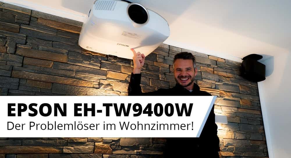 Der Epson EH-TW9400W - 4K Beamer einfach problemlos und kabellos im Wohnzimmer
