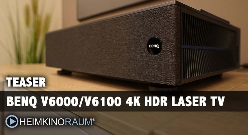 BenQ V6000 V6100 Laser TV UST Kurzdistanz Beamer in weiss und schwarz