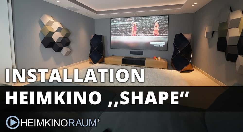 Heimkino "SHAPE" - made by HEIMKINORAUM Regensburg